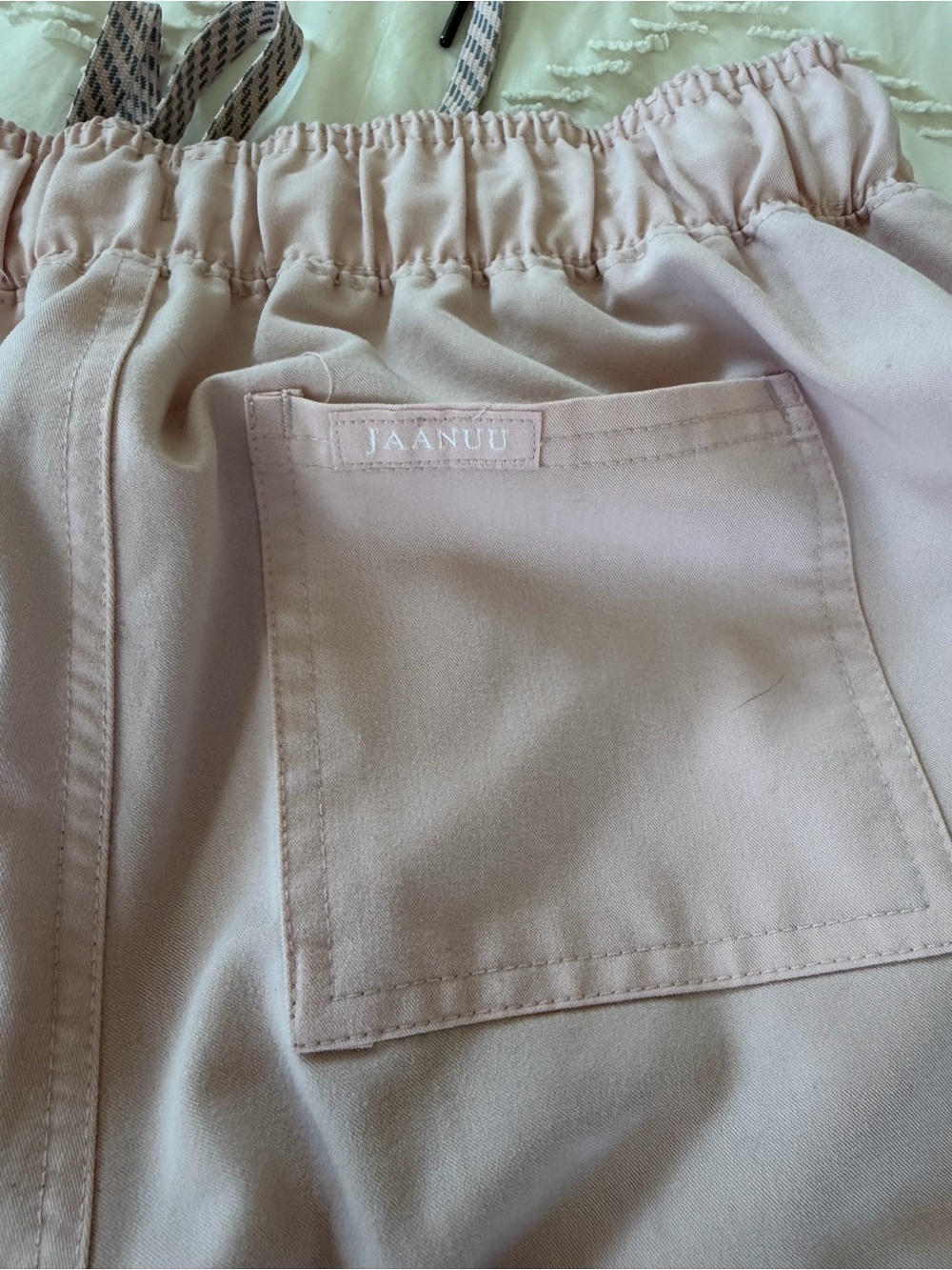Jaanuu Light Pink Women's Jogger Scrubs - Picture 8 of 9